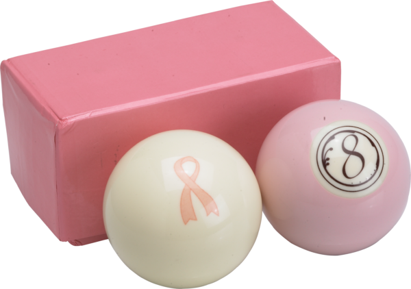 Pink Ribbon Cue & 8-Ball Set Pink Ribbon Cue & 8-Ball Set